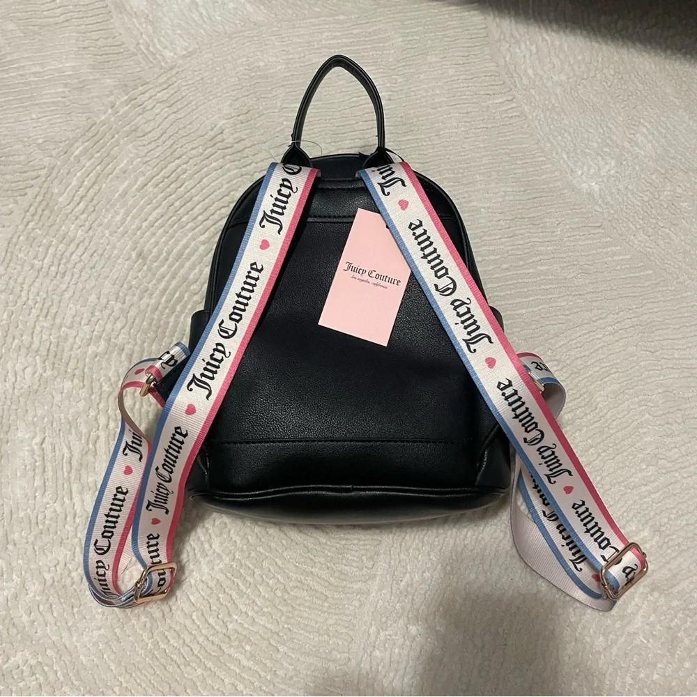 Juicy Couture Rhinestone Black Mini Backpack Bag